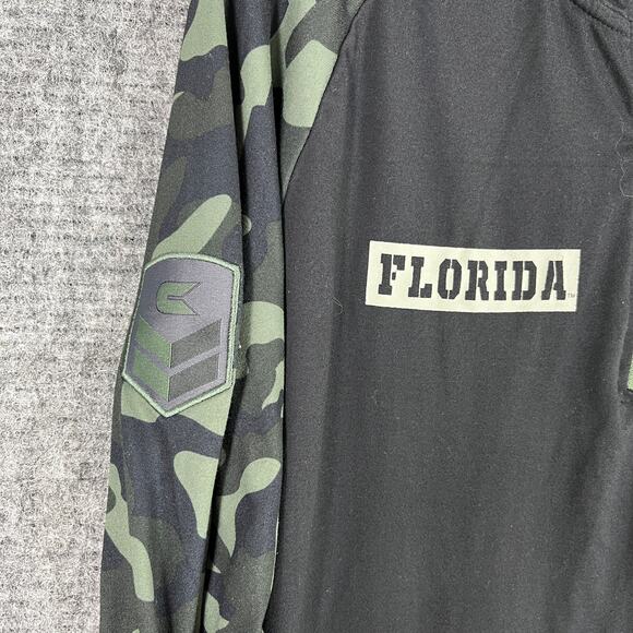 University Florida Shirt Mens  Large Black Camo Military College Football Alumni - Picture 4 of 8